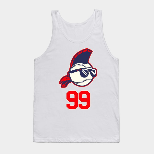 Ricky 'Wild Thing' Vaughn Jersey (Front/Back Print) Tank Top by darklordpug